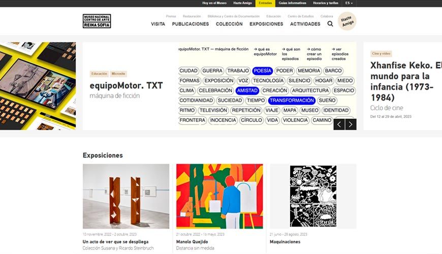 web museo reina sofía